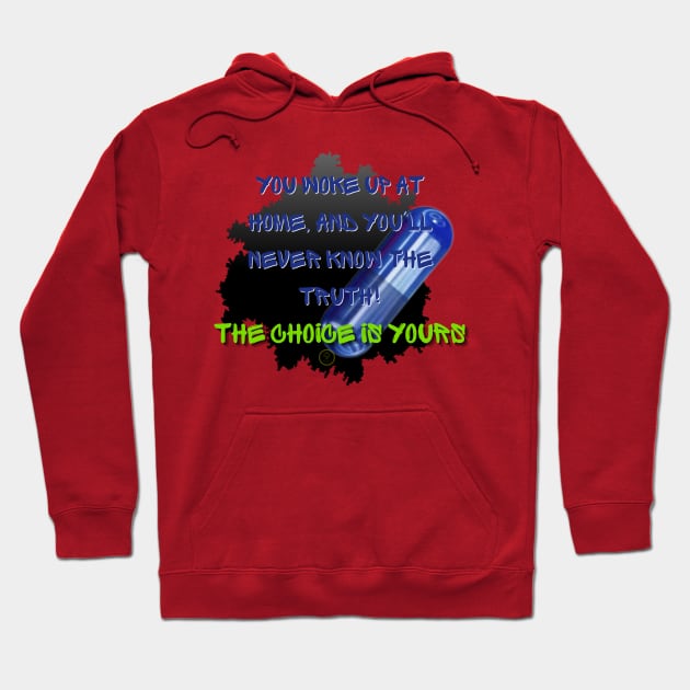 Pilula azul Hoodie by Showcase arts